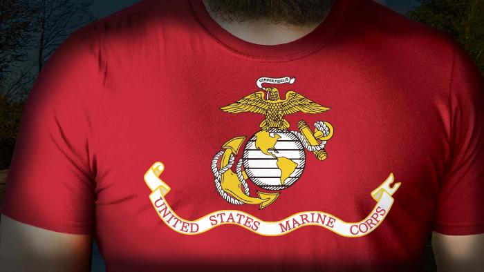 Marine Logo Meaning on the T-Shirt
